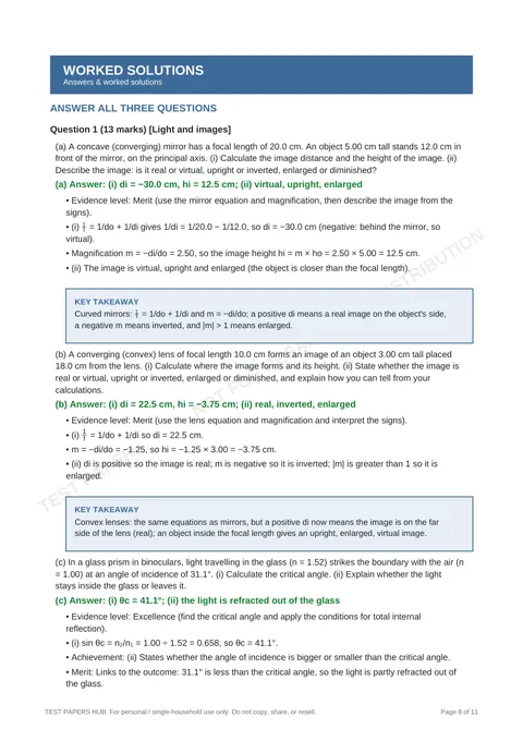 Questions preview
