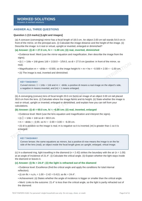 Questions preview