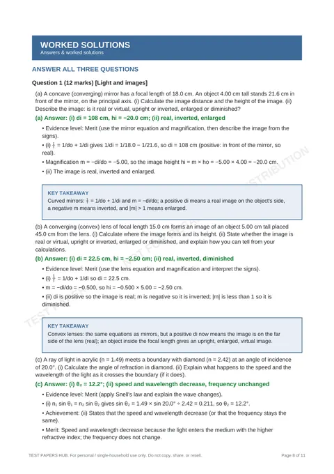Questions preview