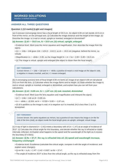 Questions preview