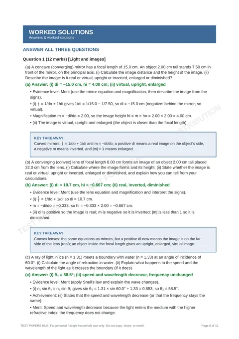 Questions preview