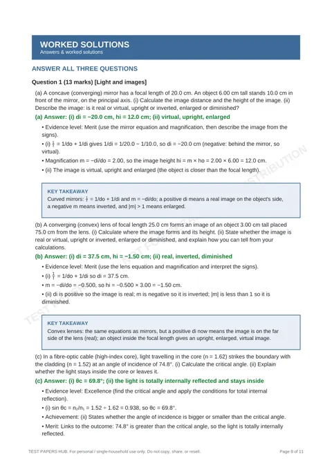 Questions preview