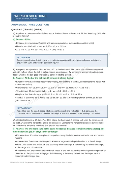 Questions preview