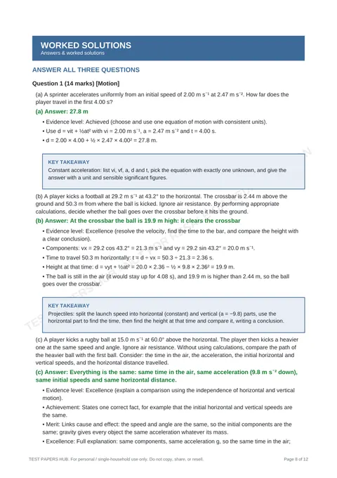 Questions preview