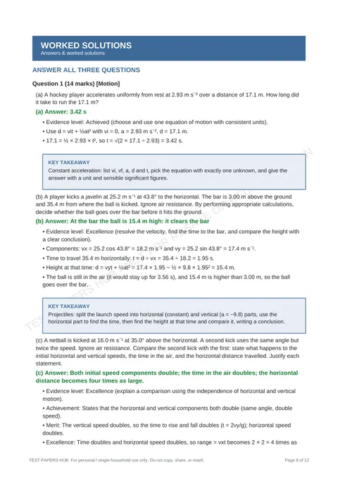 Questions preview