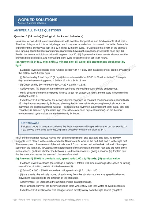 Questions preview