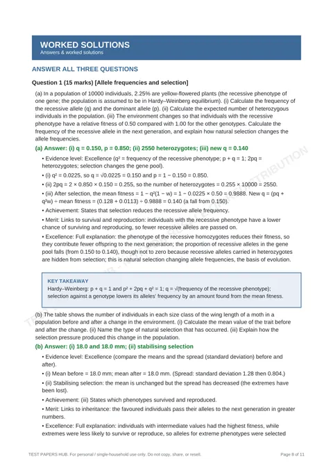 Questions preview