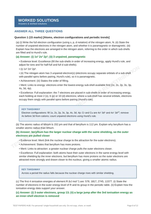 Questions preview