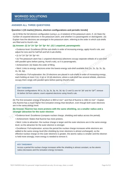 Questions preview