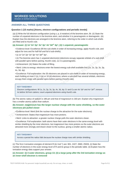 Questions preview