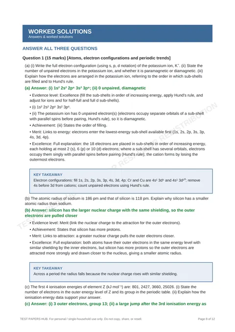 Questions preview