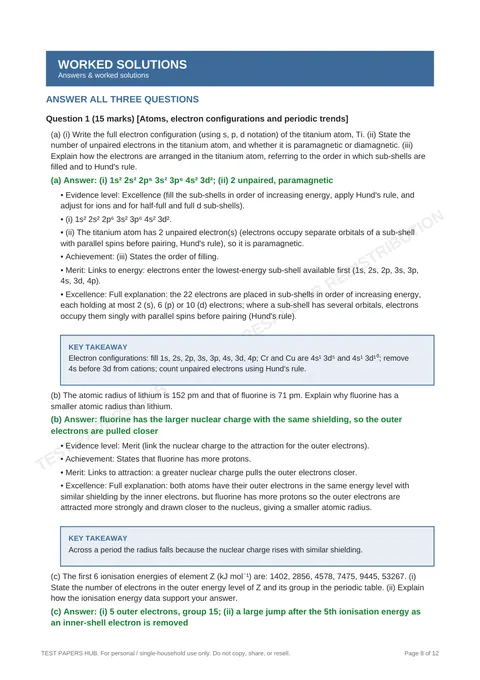 Questions preview