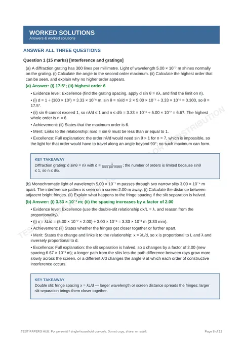 Questions preview