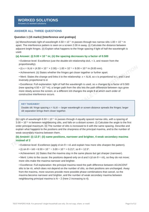 Questions preview