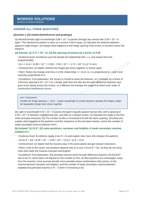 Questions preview