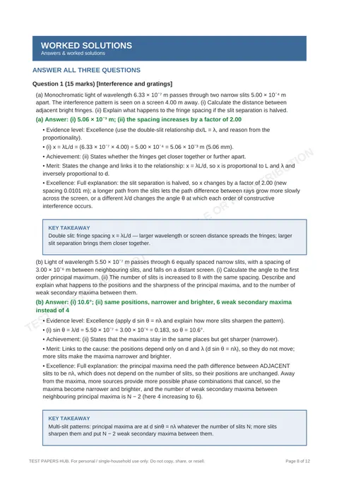 Questions preview