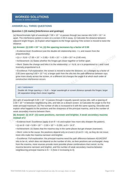 Questions preview