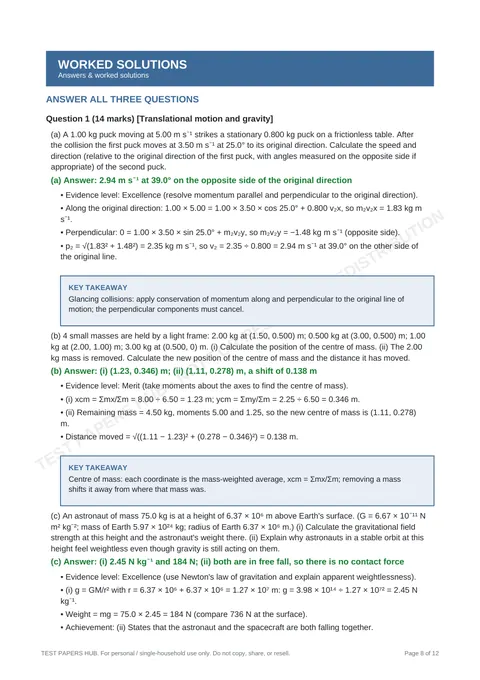 Questions preview