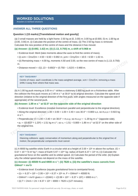 Questions preview