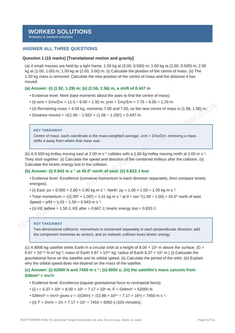 Questions preview