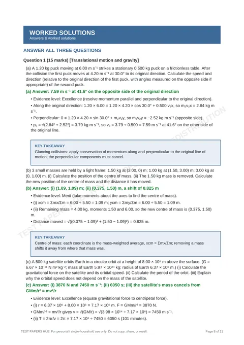 Questions preview