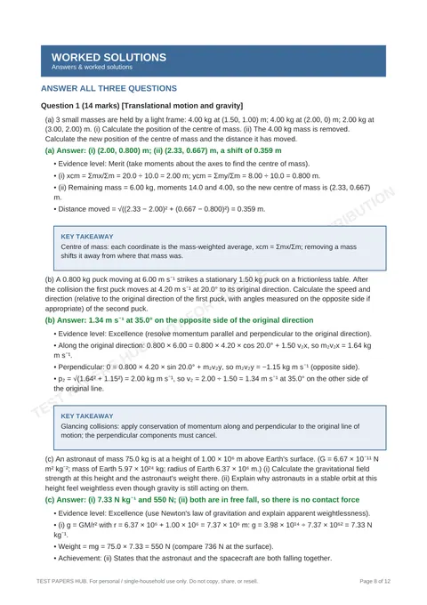 Questions preview