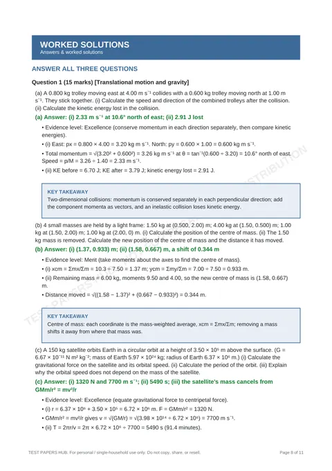 Questions preview