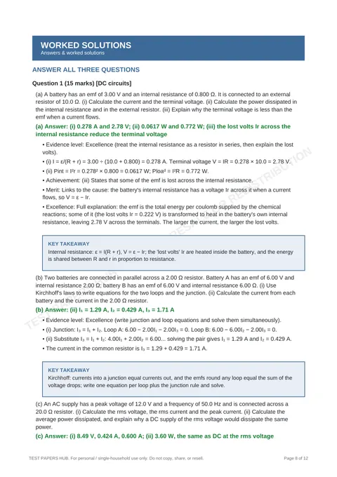 Questions preview