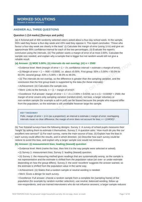 Questions preview