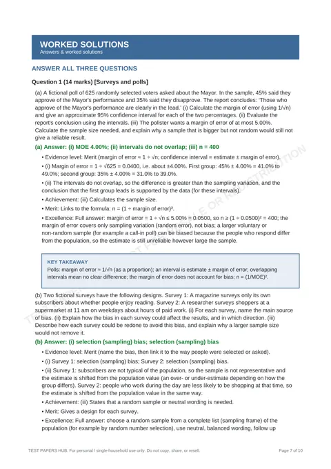 Questions preview