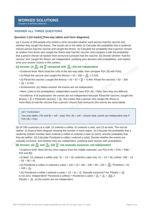 Questions preview
