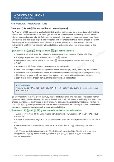 Questions preview