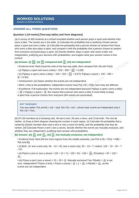 Questions preview