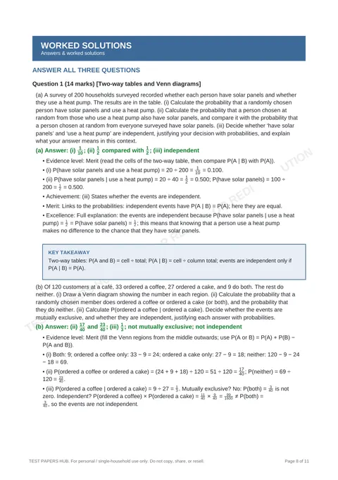 Questions preview