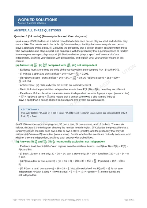 Questions preview