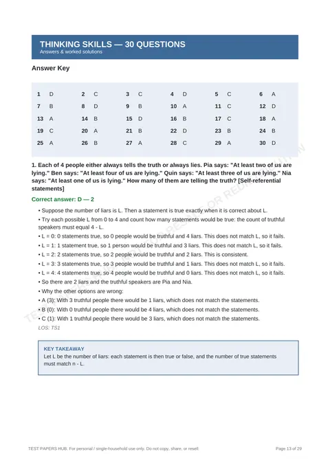 Solutions preview