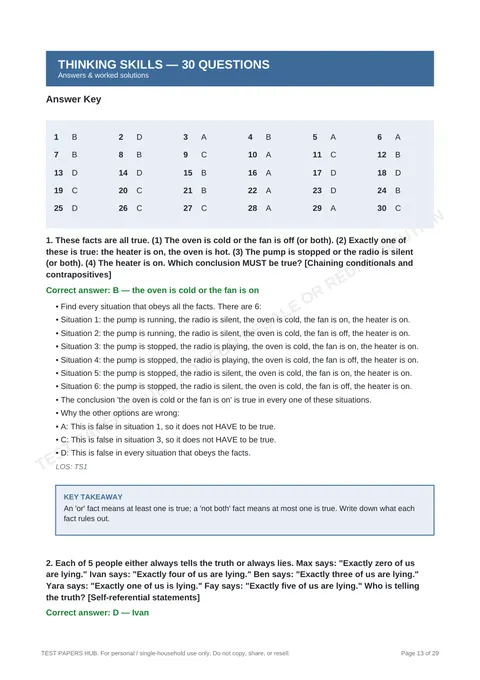 Solutions preview