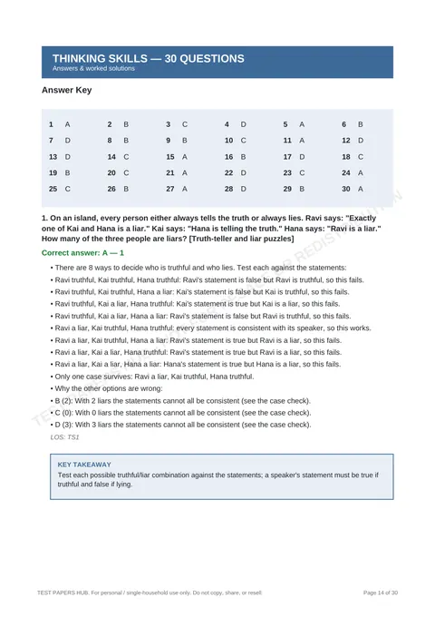 Solutions preview