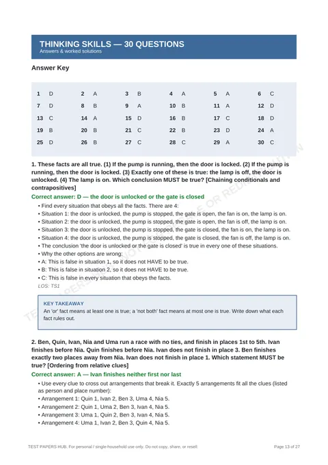 Solutions preview
