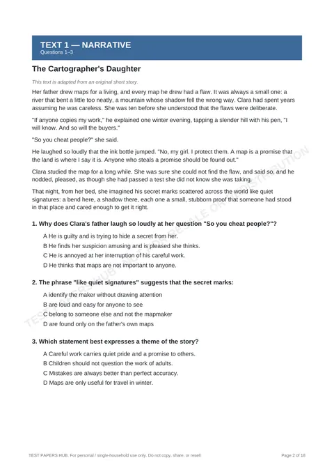 Questions preview