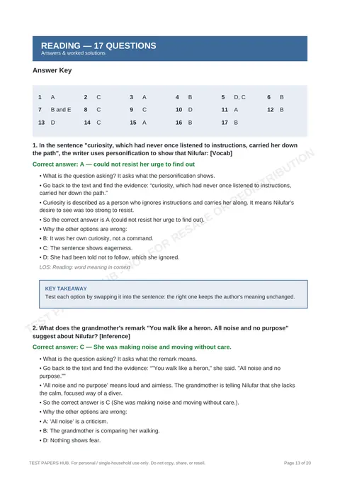 Solutions preview