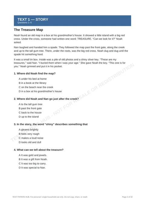 Questions preview