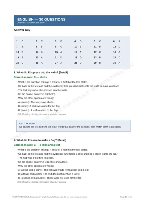 Solutions preview