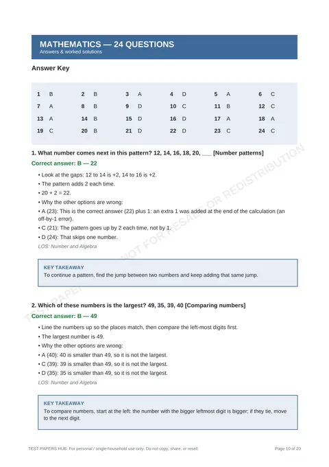 Solutions preview