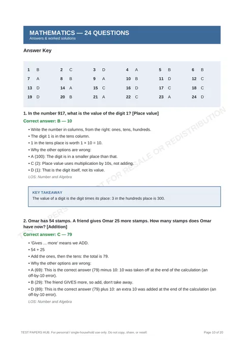 Solutions preview