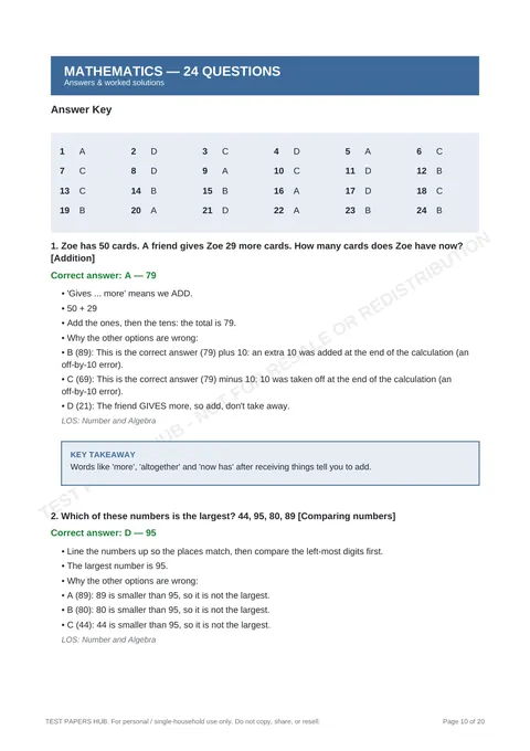 Solutions preview