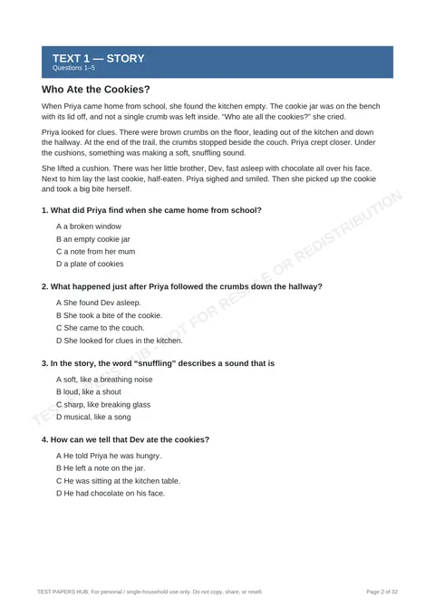 Questions preview
