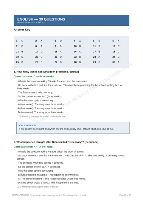 Solutions preview