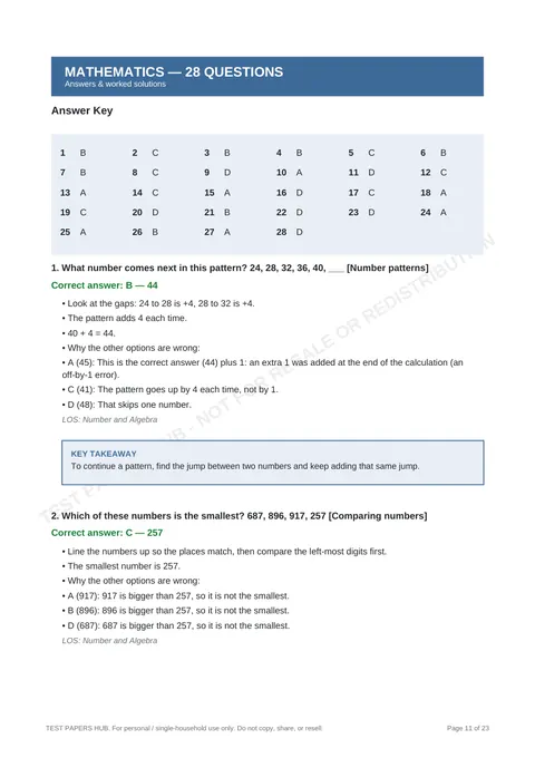 Solutions preview