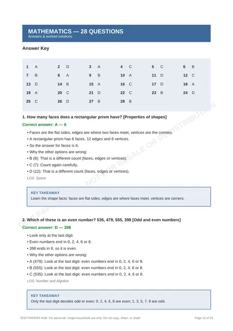 Solutions preview